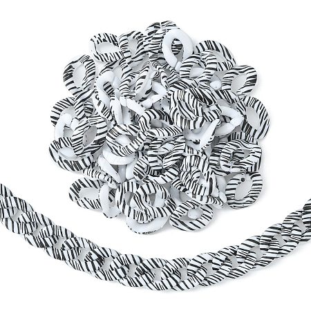 100Pcs Acrylic Linking Rings SACR-CJ0001-33-1