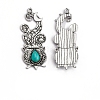 Synthetic Turquoise Pendants PW-WG18236-13-1