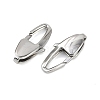 304 Stainless Steel Lobster Claw Clasps STAS-B089-01F-P-2