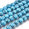 Synthetic Turquoise Beads Strands Z0NDC011-1-1