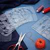 Gorgecraft Transparent Acrylic Sewing Template DIY-GF0002-84-4