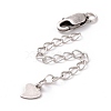 925 Sterling Silver Chain Extenders STER-D036-36AS-2