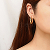 304 Stainless Steel Hoop Earrings IQ5375-1-3