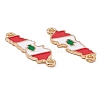 Alloy Enamel Connector Charms FIND-C019-37KCG-2