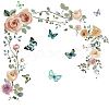 Translucent PVC Self Adhesive Wall Stickers STIC-WH0015-169-4