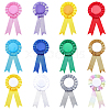 12Pcs 12 Colors Award Ribbon Shape Iron Badge Pins JEWB-CP0001-54-1