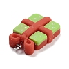 Christmas Theme Opaque Resin Pendants RESI-F054-B07-2