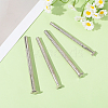 4Pcs 4 Styles DIY Alloy Leather Carving Embossing Tool FIND-BBC0004-28-7
