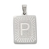 Non-Tarnish 304 Stainless Steel Pendants STAS-K216-48P-P-1