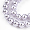 Baking Paint Pearlized Glass Pearl Bead Strands HY-N002-4mm-A04-4