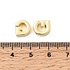 Brass Charms ZIRC-I037-01G-G-1-3
