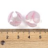 Simulation Lotus Shape Acrylic Bead Caps SACR-A008-02-3