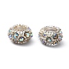 Alloy Rhinestone European Beads CPDL-H999-18-3