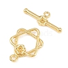 Brass Toggle Clasps KK-G548-42G-01-2