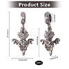 36Pcs Alloy European Dangle Charms MPDL-CA0001-06B-2