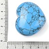 Synthetic Turquoise Thumb Massage Stone G-I367-06P-3