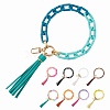 Chain Link Wristlet Keychain HJEW-SW00013-07-1