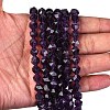 Faceted Natural Amethyst Beads Strands G-K066-09-8mm-3