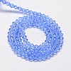 Imitate Austrian Crystal Bicone Glass Beads Strands X-GLAA-F029-6x6mm-09-2