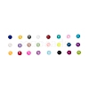 24 Colors Transparent Glass Beads FGLA-JP0001-03-8mm-2