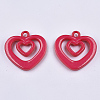 Opaque Acrylic Pendants X-SACR-N008-014-2