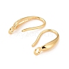 Rack Plating Eco-friendly Brass Earring Hooks KK-D075-09G-RS-2