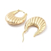 Brass Hoop Earrings EJEW-H301-01G-06-2