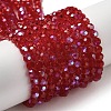Electroplate Transparent Glass Beads Strands LS-EGLA-A035-T4mm-L07-1