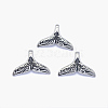 304 Stainless Steel Pendants STAS-P225-077AS-3