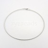 Non-Tarnish Casual Style 304 Stainless Steel Snake Chain Choker Necklaces X-STAS-O037-05-1