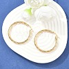 304 Stainless Steel Hoop Earrings EJEW-H322-17G-5