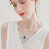 60Pcs 2 Colors Alloy Enamel Pendants FIND-DC0002-84-5