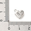 Brass Micro Pave Cubic Zirconia Pendants ZIRC-P113-05P-3