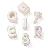 UV Plating Rainbow Iridescent Acrylic Beads OACR-C012-01I-1-2