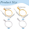 4Pcs 4 Styles 304 Stainless Steel Finger Ring Components DIY-BBC0003-14-2