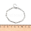 4.5MM 304 Stainless Steel Twisted Oval Link Chain Bracelets for Man and Women SA-CBAB767-17B-P-5