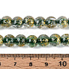 Crackle Transparent Glass Beads Strands X1-GLAA-N030-8mm-01F-4