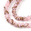 Baking Paint Glass Beads Strands DGLA-N010-4mm-01-3