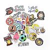 Cartoon Sports Ball Theme Paper Stickers Set DIY-G066-15-1