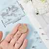 30Pcs 3 Styles Clear Cubic Zirconia Stud Earring Findings EJEW-BBC0001-28-3