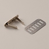 Zinc Alloy Bag Decorative Clasps FIND-WH0127-93P-2