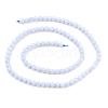 Natural Blue Chalcedony Bead Strands X-G-R193-02-4mm-6