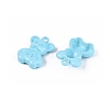 Spray Painted Alloy Pendants PALLOY-Q466-03E-2