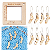 Alloy and  Wooden Sweater Knitting tool AJEW-WH0472-20I-1