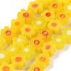 Handmade Millefiori Glass Bead Strands LAMP-J035-6mm-06-2