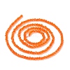 Transparent Glass Beads Strands LS-GLAA-H021-04-26-4
