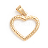 304 Stainless Steel Pendants X-STAS-E486-15G-1