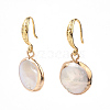 Plated Natural Baroque Pearl Keshi Pearl Beads Jewelry Sets SJEW-JS00977-5