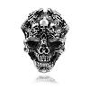 Alloy Rhinestone Adjustable Statement Cuff Open Rings for Men FS-WG8D7BC-01-5