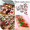60Pcs 3 Styles PVC Strawberry Display Decorations DJEW-SC0001-31A-6